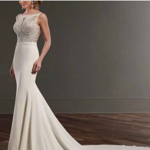 Martina Liana Wedding Dress (82301). Size US 12/UK 14.